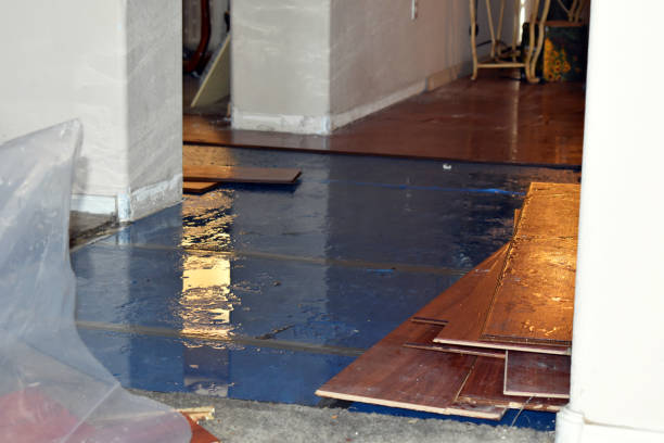 Professional Sewage Cleanup technician working in Silver Lake, OH